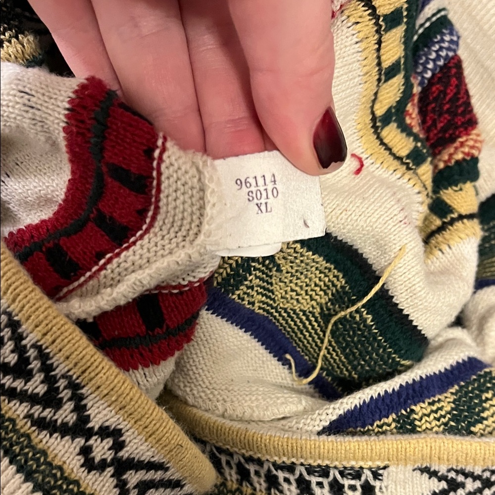 Vintage coogi style cardigan - Picture 6 of 6